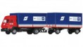 Steyr S91 Hängerzug. Rail Cargo. Kunststofffertigmodell im Maßstab 1:87